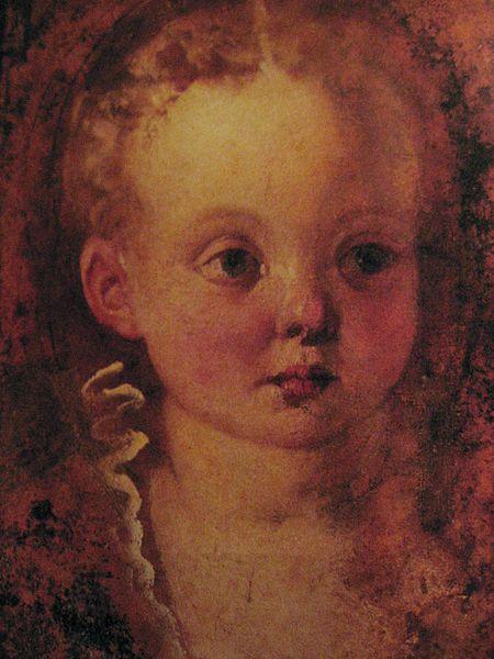 PALMA GIOVANE Bimba a mezzo busto oil painting picture